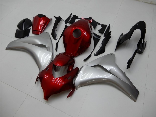 2008-2011 Red Silver Honda CBR1000RR Motorbike Fairings UK Factory 2008-2011 Red Silver Honda CBR1000RR Motorbike Fairings UK Factory