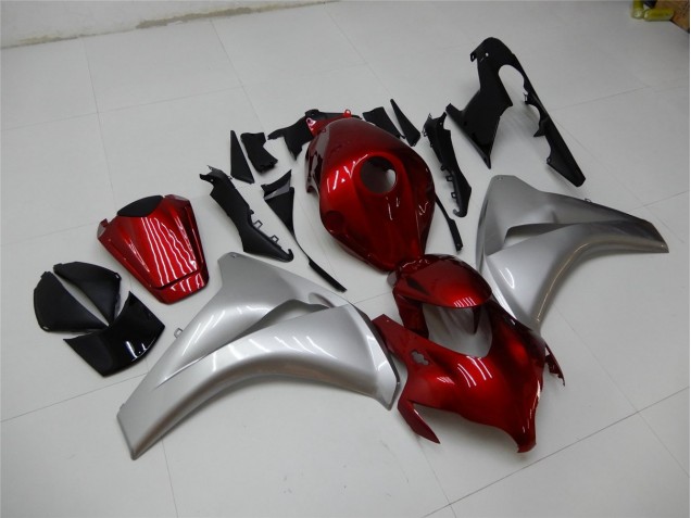 2008-2011 Red Silver Honda CBR1000RR Motorbike Fairings UK Factory 2008-2011 Red Silver Honda CBR1000RR Motorbike Fairings UK Factory