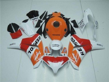 2008-2011 Orange White Red Repsol Honda CBR1000RR Motorcycle Fairing Kits UK Factory