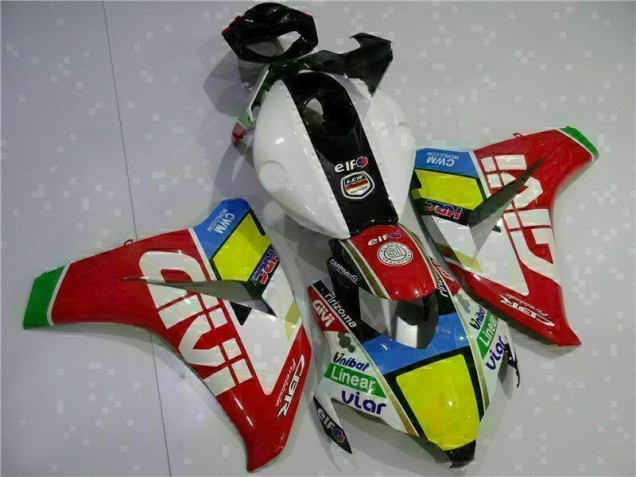 2008-2011 Red White Honda CBR1000RR Bike Fairing UK Factory 2008-2011 Red White Honda CBR1000RR Bike Fairing UK Factory