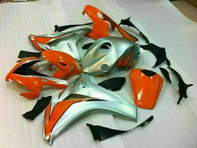 2008-2011 Silver Orange Honda CBR1000RR Bike Fairings UK Factory 2008-2011 Silver Orange Honda CBR1000RR Bike Fairings UK Factory