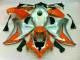 2008-2011 Silver Orange Honda CBR1000RR Bike Fairings UK Factory 2008-2011 Silver Orange Honda CBR1000RR Bike Fairings UK Factory