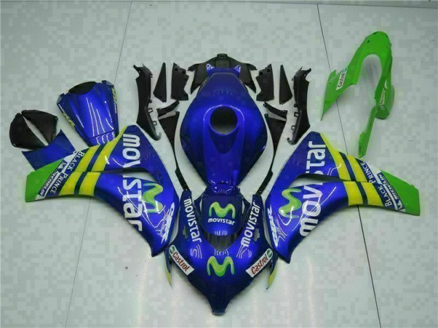 2008-2011 Green Blue Honda CBR1000RR Motorcycle Replacement Fairings UK Factory 2008-2011 Green Blue Honda CBR1000RR Motorcycle Replacement Fairings UK Factory