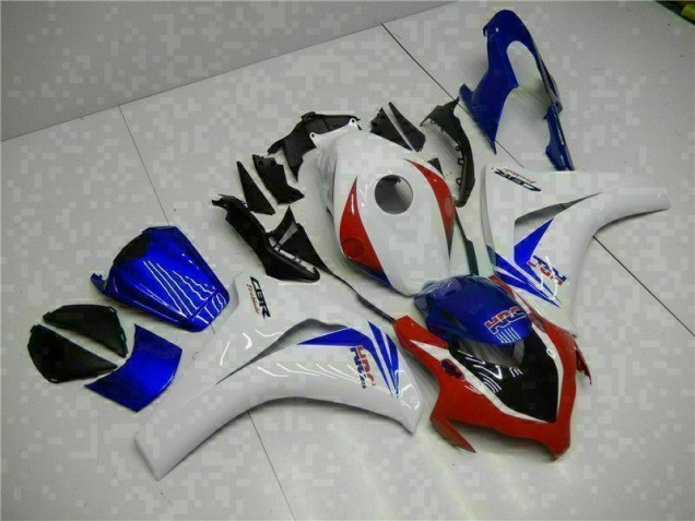 2008-2011 White Blue Honda CBR1000RR Motorcycle Fairing Kits UK Factory 2008-2011 White Blue Honda CBR1000RR Motorcycle Fairing Kits UK Factory