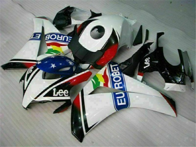 2008-2011 White Blue Red Eurobet Lee Honda CBR1000RR Motorcycle Fairing Kit UK Factory 2008-2011 White Blue Red Eurobet Lee Honda CBR1000RR Motorcycle Fairing Kit UK Factory