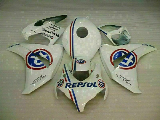 2008-2011 White Blue Repsol Honda CBR1000RR Bike Fairing UK Factory 2008-2011 White Blue Repsol Honda CBR1000RR Bike Fairing UK Factory
