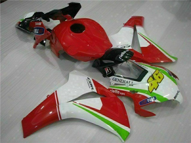 2008-2011 Red White Honda CBR1000RR Bike Fairings UK Factory 2008-2011 Red White Honda CBR1000RR Bike Fairings UK Factory