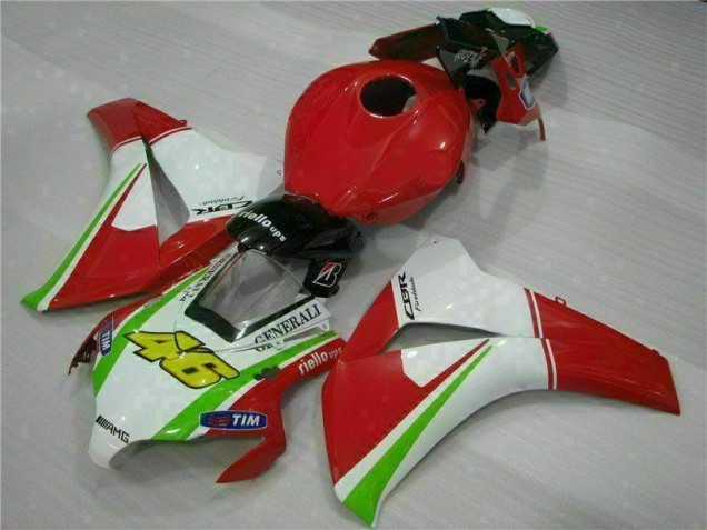 2008-2011 Red White Honda CBR1000RR Bike Fairings UK Factory 2008-2011 Red White Honda CBR1000RR Bike Fairings UK Factory