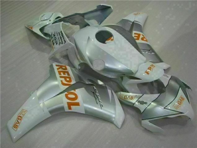 2008-2011 Silver Honda CBR1000RR Motorbike Fairing UK Factory 2008-2011 Silver Honda CBR1000RR Motorbike Fairing UK Factory