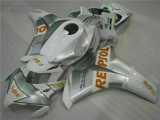 2008-2011 Silver Honda CBR1000RR Motorbike Fairing UK Factory 2008-2011 Silver Honda CBR1000RR Motorbike Fairing UK Factory