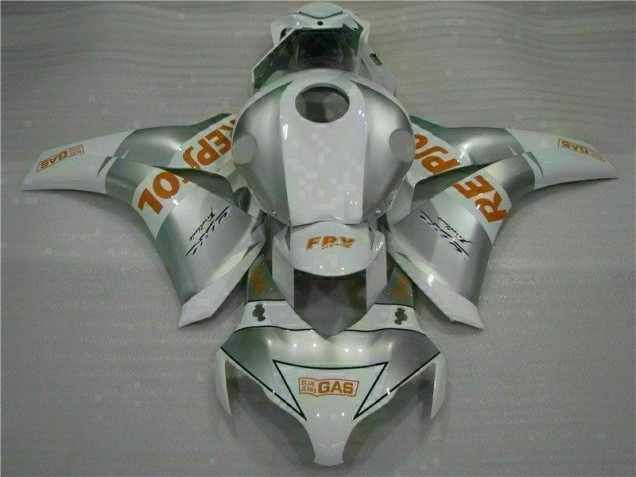 2008-2011 Silver Honda CBR1000RR Motorbike Fairing UK Factory 2008-2011 Silver Honda CBR1000RR Motorbike Fairing UK Factory