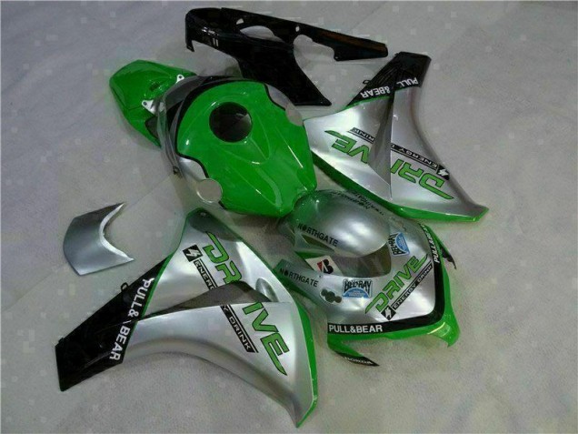 2008-2011 Green Silver Honda CBR1000RR Moto Fairings UK Factory 2008-2011 Green Silver Honda CBR1000RR Moto Fairings UK Factory