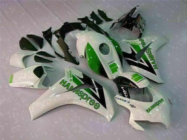 2008-2011 Green White Honda CBR1000RR Motorcycle Fairings Kit UK Factory 2008-2011 Green White Honda CBR1000RR Motorcycle Fairings Kit UK Factory