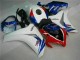 2008-2011 White Blue Honda CBR1000RR Bike Fairing & Plastics UK Factory 2008-2011 White Blue Honda CBR1000RR Bike Fairing & Plastics UK Factory