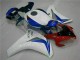 2008-2011 White Blue Honda CBR1000RR Motorcycle Fairings Kits UK Factory 2008-2011 White Blue Honda CBR1000RR Motorcycle Fairings Kits UK Factory