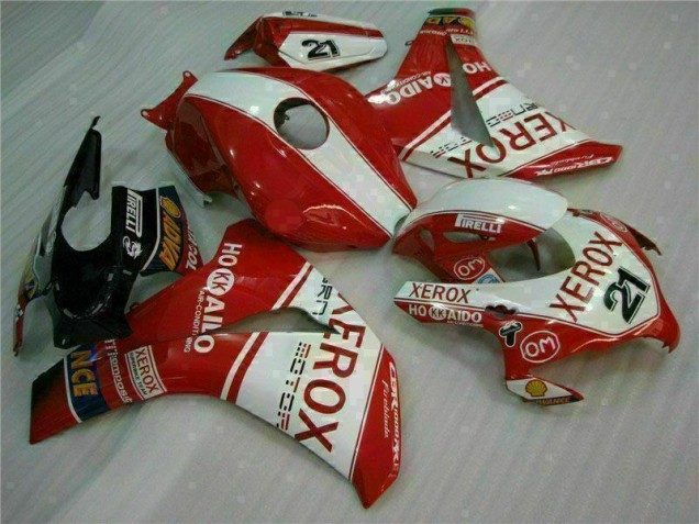 2008-2011 Red Xerox 21 Honda CBR1000RR Motorcycle Fairings Kit UK Factory 2008-2011 Red Xerox 21 Honda CBR1000RR Motorcycle Fairings Kit UK Factory