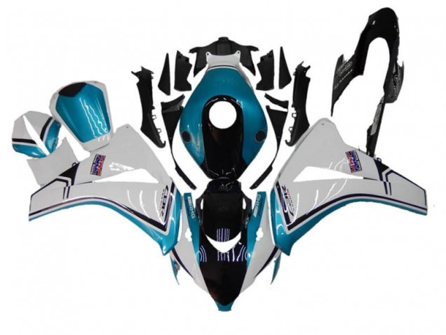 2008-2011 Blue White Black Honda CBR1000RR Replacement Fairings UK Factory 2008-2011 Blue White Black Honda CBR1000RR Replacement Fairings UK Factory