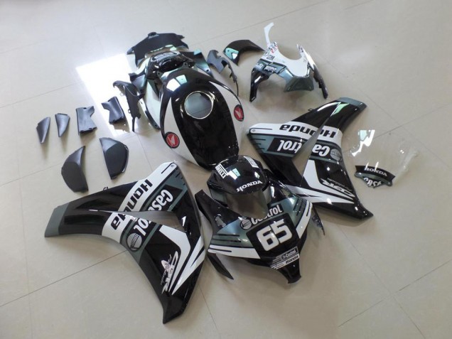 2008-2011 Black Castrol 65 Honda CBR1000RR Motorcylce Fairings UK Factory 2008-2011 Black Castrol 65 Honda CBR1000RR Motorcylce Fairings UK Factory