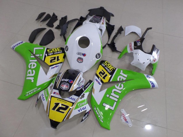 2008-2011 Green Linear 12 Honda CBR1000RR Moto Fairings UK Factory 2008-2011 Green Linear 12 Honda CBR1000RR Moto Fairings UK Factory
