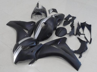 2008-2011 Matte Black and Silver Honda CBR1000RR Motorbike Fairing UK Factory
