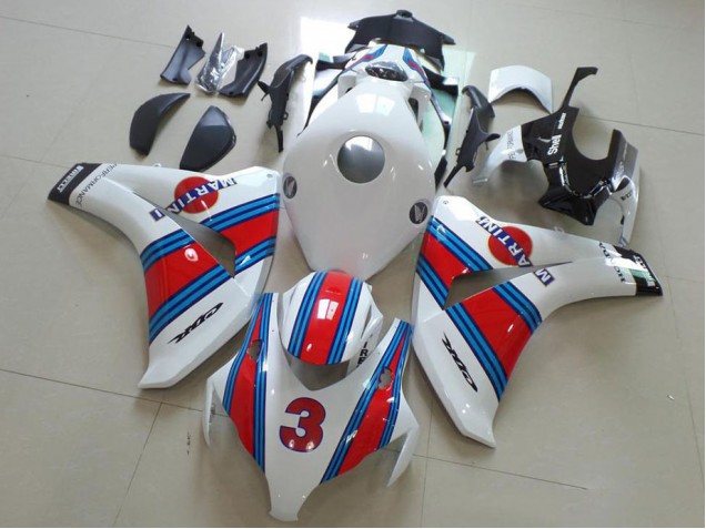2008-2011 Martini 3 Honda CBR1000RR Motorcyle Fairings UK Factory 2008-2011 Martini 3 Honda CBR1000RR Motorcyle Fairings UK Factory