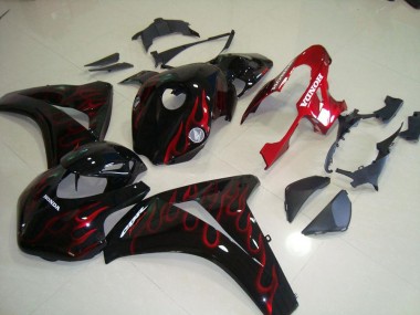 2008-2011 Red Flame Race Honda CBR1000RR Motorcycle Fairing Kit UK Factory