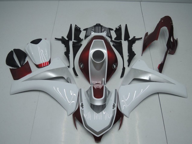 2008-2011 Red White and Silver Honda CBR1000RR Bike Fairing UK Factory 2008-2011 Red White and Silver Honda CBR1000RR Bike Fairing UK Factory