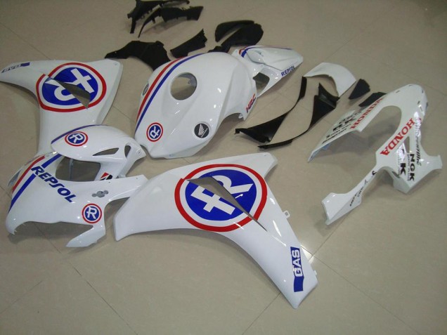 2008-2011 White Repsol Honda CBR1000RR Motorcycle Fairing Kits UK Factory 2008-2011 White Repsol Honda CBR1000RR Motorcycle Fairing Kits UK Factory