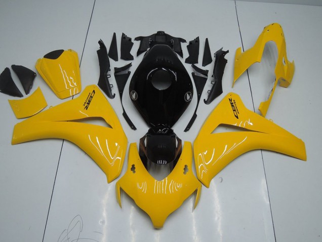 2008-2011 Yellow and Black Honda CBR1000RR Bike Fairing UK Factory 2008-2011 Yellow and Black Honda CBR1000RR Bike Fairing UK Factory