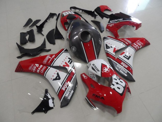 2008-2011 Red and Grey Fma Honda CBR1000RR Motorbike Fairing UK Factory 2008-2011 Red and Grey Fma Honda CBR1000RR Motorbike Fairing UK Factory