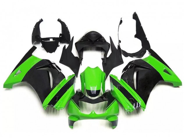 2008-2012 Green Black Kawasaki EX250 Bike Fairings UK Factory 2008-2012 Green Black Kawasaki EX250 Bike Fairings UK Factory