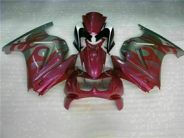 2008-2012 Purple Red Kawasaki EX250 Replacement Motorcycle Fairings UK Factory 2008-2012 Purple Red Kawasaki EX250 Replacement Motorcycle Fairings UK Factory