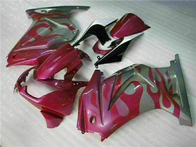 2008-2012 Purple Red Kawasaki EX250 Replacement Motorcycle Fairings UK Factory 2008-2012 Purple Red Kawasaki EX250 Replacement Motorcycle Fairings UK Factory