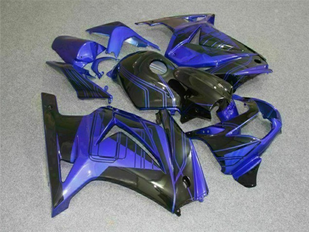 2008-2012 Black Blue Kawasaki EX250 Bike Fairing Kit UK Factory 2008-2012 Black Blue Kawasaki EX250 Bike Fairing Kit UK Factory