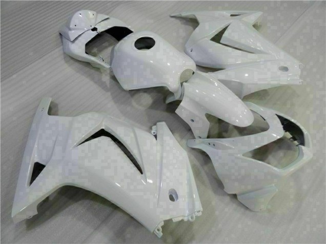 2008-2012 White Kawasaki EX250 Motorcycle Replacement Fairings UK Factory 2008-2012 White Kawasaki EX250 Motorcycle Replacement Fairings UK Factory