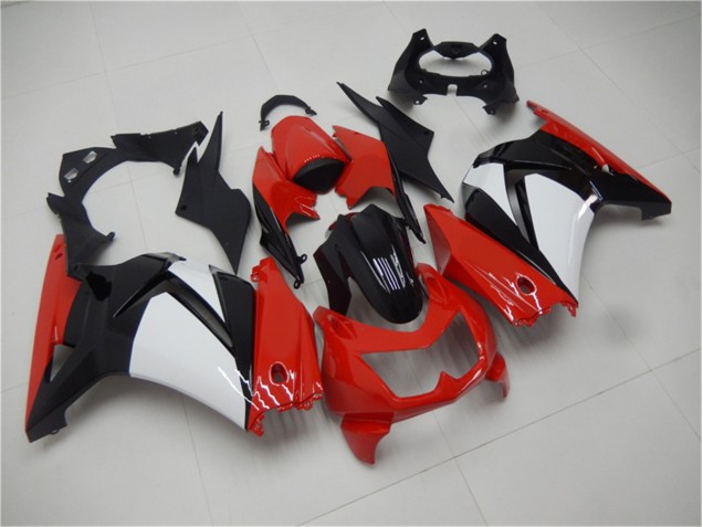 2008-2012 Red Black White Kawasaki EX250 Motorcycle Fairings UK Factory 2008-2012 Red Black White Kawasaki EX250 Motorcycle Fairings UK Factory