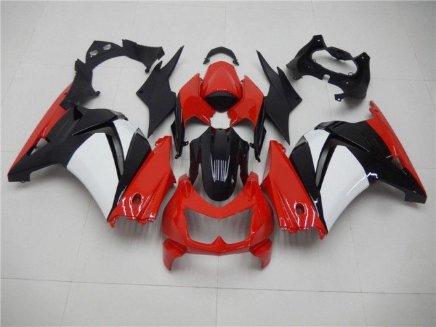2008-2012 Red Black White Kawasaki EX250 Motorcycle Fairings UK Factory 2008-2012 Red Black White Kawasaki EX250 Motorcycle Fairings UK Factory