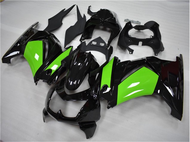 2008-2012 Black Green Kawasaki EX250 Motorcycle Fairing UK Factory 2008-2012 Black Green Kawasaki EX250 Motorcycle Fairing UK Factory