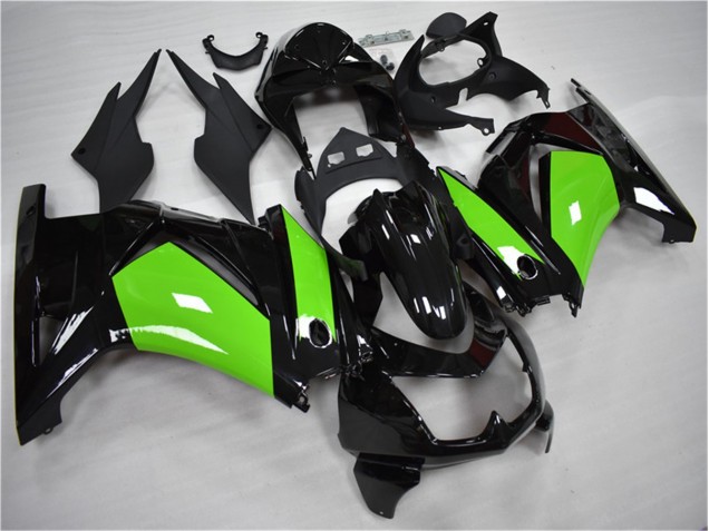 2008-2012 Black Green Kawasaki EX250 Motorcycle Fairing UK Factory 2008-2012 Black Green Kawasaki EX250 Motorcycle Fairing UK Factory