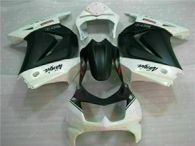 2008-2012 White Black Ninja 3M Kawasaki EX250 Motorcycle Fairings UK Factory 2008-2012 White Black Ninja 3M Kawasaki EX250 Motorcycle Fairings UK Factory
