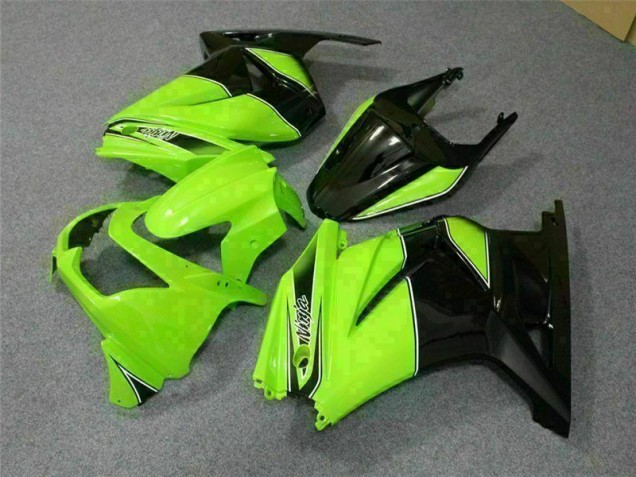 2008-2012 Green Black Ninja Kawasaki EX250 Motor Bike Fairings UK Factory 2008-2012 Green Black Ninja Kawasaki EX250 Motor Bike Fairings UK Factory