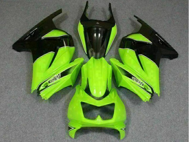 2008-2012 Green Black Ninja Kawasaki EX250 Motor Bike Fairings UK Factory 2008-2012 Green Black Ninja Kawasaki EX250 Motor Bike Fairings UK Factory