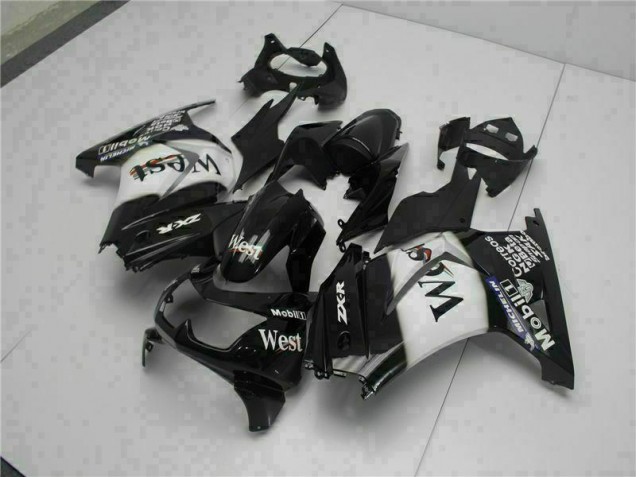 2008-2012 Black West Kawasaki EX250 Motorcycle Fairings Kits UK Factory 2008-2012 Black West Kawasaki EX250 Motorcycle Fairings Kits UK Factory