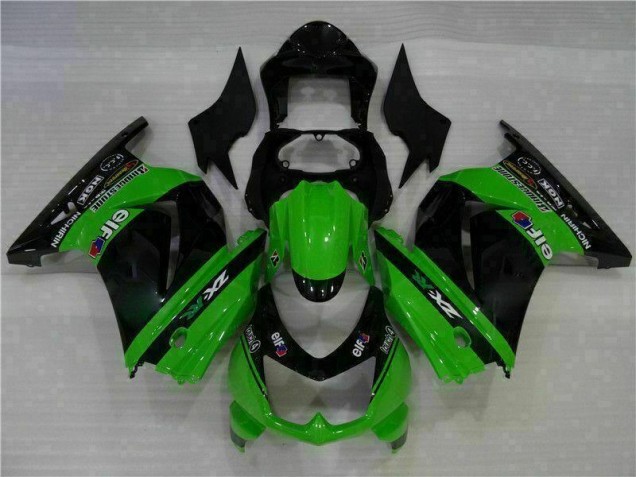 2008-2012 Black Green Kawasaki EX250 Motorcylce Fairings UK Factory 2008-2012 Black Green Kawasaki EX250 Motorcylce Fairings UK Factory