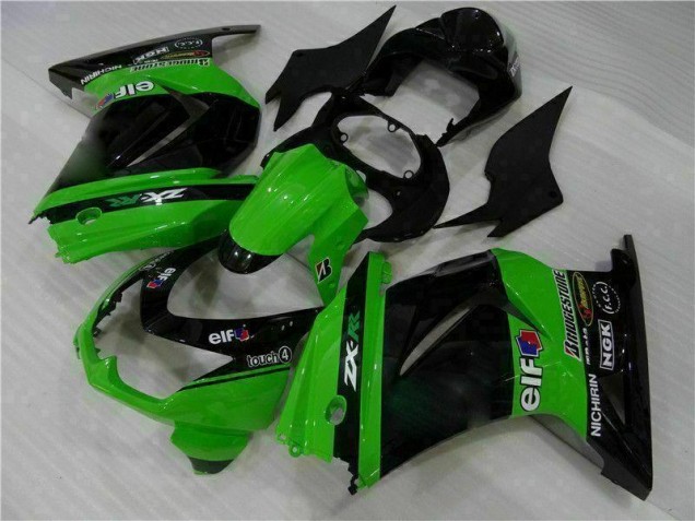 2008-2012 Black Green Kawasaki EX250 Motorcylce Fairings UK Factory 2008-2012 Black Green Kawasaki EX250 Motorcylce Fairings UK Factory