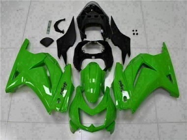 2008-2012 Green Black Ninja Kawasaki EX250 Motorcycle Fairing Kits UK Factory