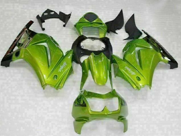2008-2012 Green Black Kawasaki EX250 Motorcyle Fairings UK Factory 2008-2012 Green Black Kawasaki EX250 Motorcyle Fairings UK Factory