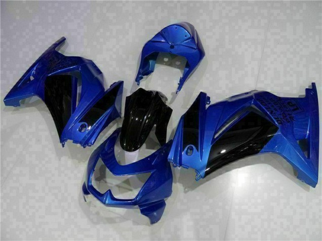 2008-2012 Blue Black Kawasaki EX250 Replacement Fairings UK Factory 2008-2012 Blue Black Kawasaki EX250 Replacement Fairings UK Factory
