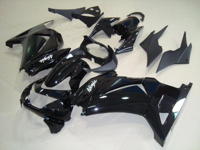 2008-2012 Glossy Black Kawasaki ZX250R Replacement Fairings UK Factory 2008-2012 Glossy Black Kawasaki ZX250R Replacement Fairings UK Factory