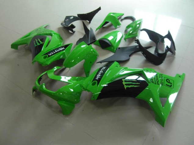 2008-2012 New Green Monster Kawasaki ZX250R Motorbike Fairings UK Factory 2008-2012 New Green Monster Kawasaki ZX250R Motorbike Fairings UK Factory